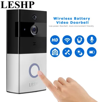 LESHP Video Doorbell 1080P Wireless WiFi Ring Door Bell HD 2.4G Phone Remote PIR Motion Two-way Talk Home Alarm Security
LESHP Video Doorbell 1080P Wireless WiFi Ring Door Bell HD 2.4G Phone Remote PIR Motion Two-way Talk Home Alarm Security
