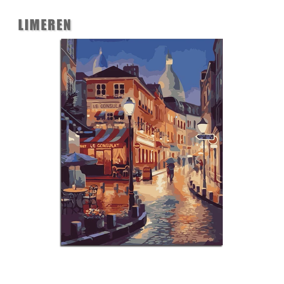 European night scene DIY Digital Painting By Numbers Modern Wall Art Canvas Painting Unique Gift For Art Wall Home Decor
European night scene DIY Digital Painting By Numbers Modern Wall Art Canvas Painting Unique Gift For Art Wall Home Decor