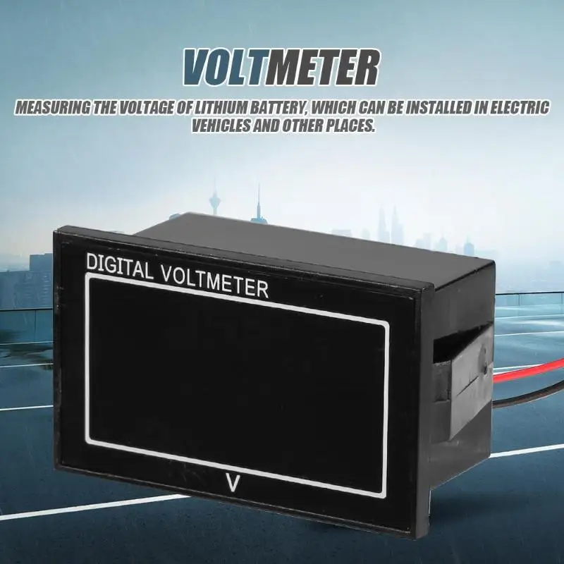 Waterproof Voltmeter Double Display 6-80V DC Digital Electricity Meter Motorcycle Lithium Battery Digital Voltmeter
Waterproof Voltmeter Double Display 6-80V DC Digital Electricity Meter Motorcycle Lithium Battery Digital Voltmeter