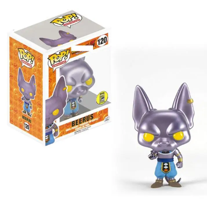 POP Dragon Ball Z Beerus Model Toy PVC Action Figure Super Saiyan Vinyl Figure Doll 120# Collection Toy in box
POP Dragon Ball Z Beerus Model Toy PVC Action Figure Super Saiyan Vinyl Figure Doll 120# Collection Toy in box