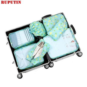 RUPUTIN 7-piece Suit Travel Storage Clothing Underwear Bag Luggage Organizer Packing Cube Finishing Fold Kit Travel Accessories
RUPUTIN 7-piece Suit Travel Storage Clothing Underwear Bag Luggage Organizer Packing Cube Finishing Fold Kit Travel Accessories
