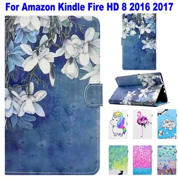 Fashion Color Painted Flip PU Silicone Stand Case For For Amazon Kindle Fire HD8 HD 8 2016 2017 Tablet PC Cute Case Cover capa
Fashion Color Painted Flip PU Silicone Stand Case For For Amazon Kindle Fire HD8 HD 8 2016 2017 Tablet PC Cute Case Cover capa