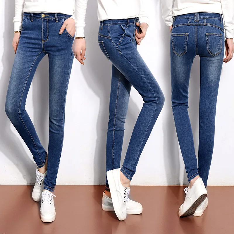 Women Jeans Autumn Winter Fashion High Waist Jeans Plus Size Skinny Jeans Woman Femme Casual Pencil Pants Denim Jeans Womens
Women Jeans Autumn Winter Fashion High Waist Jeans Plus Size Skinny Jeans Woman Femme Casual Pencil Pants Denim Jeans Womens