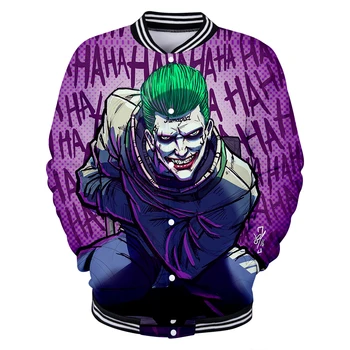 Hot Sale Leisure 3D Jacket haha joker Printed Sweatshirt Men Long Sleeve High Quality Baseball Jacket
Hot Sale Leisure 3D Jacket haha joker Printed Sweatshirt Men Long Sleeve High Quality Baseball Jacket
