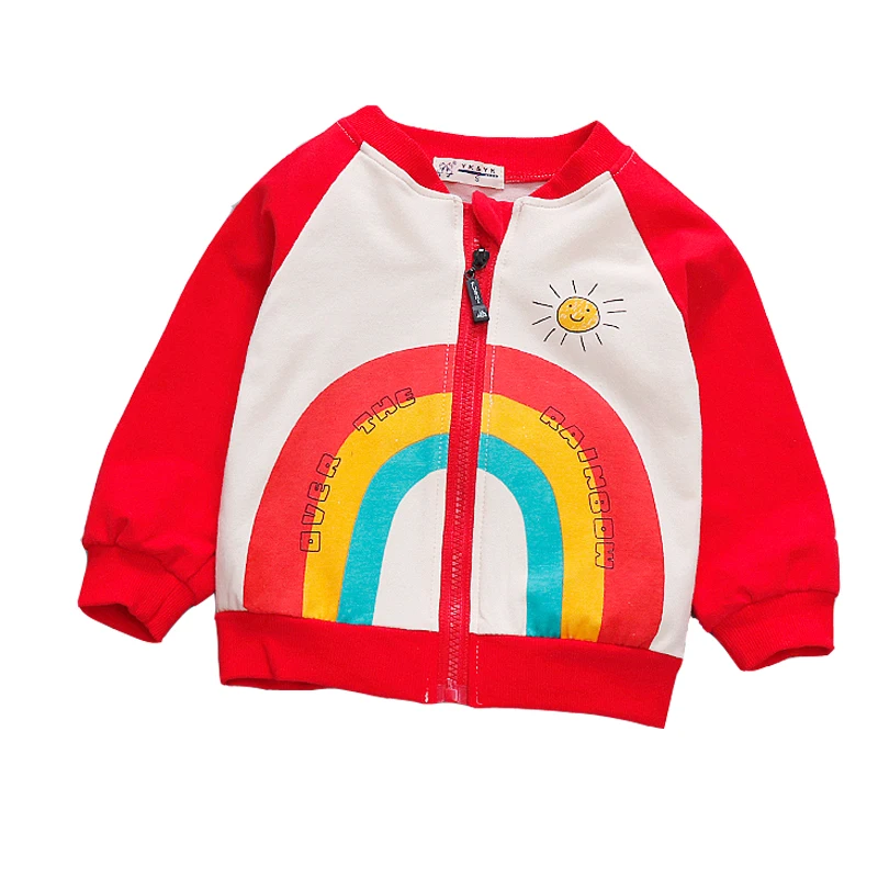 Infant baseball clothes fall spring rainbow jacket kids letter print baby girl autumn clothes kids coat short sport outwear kid
Infant baseball clothes fall spring rainbow jacket kids letter print baby girl autumn clothes kids coat short sport outwear kid