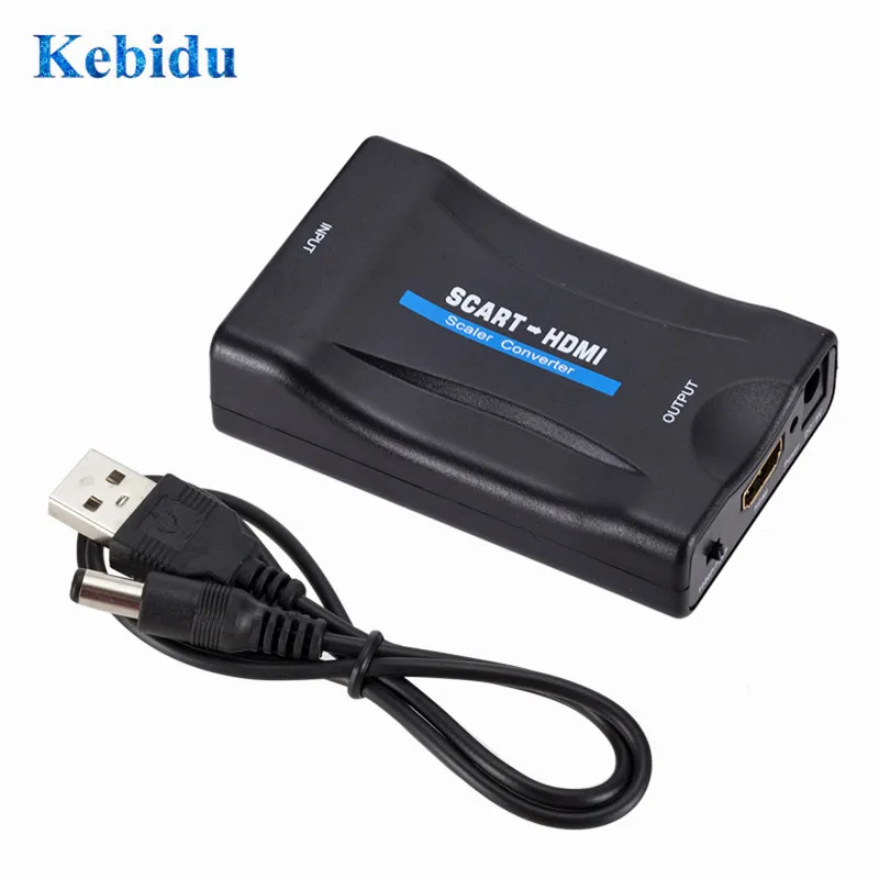 KEBIDU 1080P HDMI To Scart Converter Audio Video Adapter HDMI to SCART For HDTV Sky Box STB For Smartphone HD TV DVD Newest
KEBIDU 1080P HDMI To Scart Converter Audio Video Adapter HDMI to SCART For HDTV Sky Box STB For Smartphone HD TV DVD Newest
