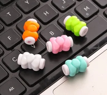 200pcs/lot Bowknot Style Silicone Earphone Cable Protector Colorful Earphones USB Data Cable Saver For iphone5S/6s/Plus
200pcs/lot Bowknot Style Silicone Earphone Cable Protector Colorful Earphones USB Data Cable Saver For iphone5S/6s/Plus