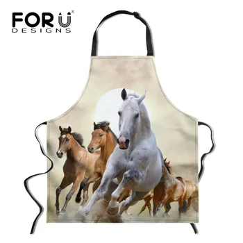 FORUDESIGNS 3d Crazy Horse Print Cooking Aprons for Men Women Long Sleeveless Female Kitchen Chef Baking Apron Home
FORUDESIGNS 3d Crazy Horse Print Cooking Aprons for Men Women Long Sleeveless Female Kitchen Chef Baking Apron Home