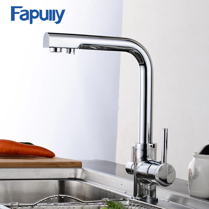 Fapully Kitchen Faucet Mixer Double Spout Drinking Water Filter Tap Kitchen Faucets purified Water Spout torneira cozinha
Fapully Kitchen Faucet Mixer Double Spout Drinking Water Filter Tap Kitchen Faucets purified Water Spout torneira cozinha