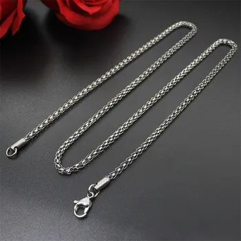 10pcs/lot 1.9mm 2.4mm 3mm 316L Stainless Steel Necklace Silver Lantern Chain Necklace For Pendant Jewelry Accessories
10pcs/lot 1.9mm 2.4mm 3mm 316L Stainless Steel Necklace Silver Lantern Chain Necklace For Pendant Jewelry Accessories