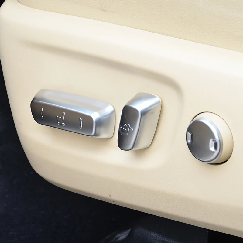 For Toyota Prado FJ150 2010 2011 2012 2013 2014 2015 2016 cover ABS Chrome/Carbon seat adjustment knob button switch trim 5pcs
For Toyota Prado FJ150 2010 2011 2012 2013 2014 2015 2016 cover ABS Chrome/Carbon seat adjustment knob button switch trim 5pcs