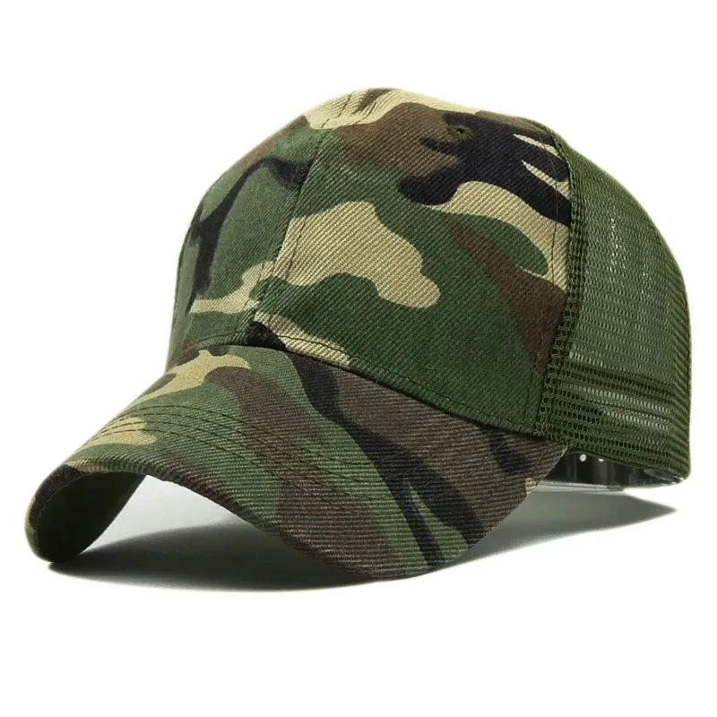 New Camo Mesh Baseball Cap Men Camouflage Caps Masculino Summer Hat Men Army Cap Trucker Snapback caps Hip Hop Dad hat
New Camo Mesh Baseball Cap Men Camouflage Caps Masculino Summer Hat Men Army Cap Trucker Snapback caps Hip Hop Dad hat