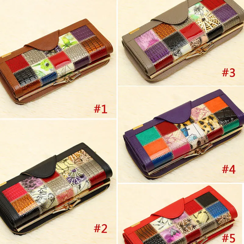 Newly Fashion Women 3 Fold Genuine Leather Wallet Patchwork Hasp Coin Pocket Clutch Wallets Purse DOD886
Newly Fashion Women 3 Fold Genuine Leather Wallet Patchwork Hasp Coin Pocket Clutch Wallets Purse DOD886