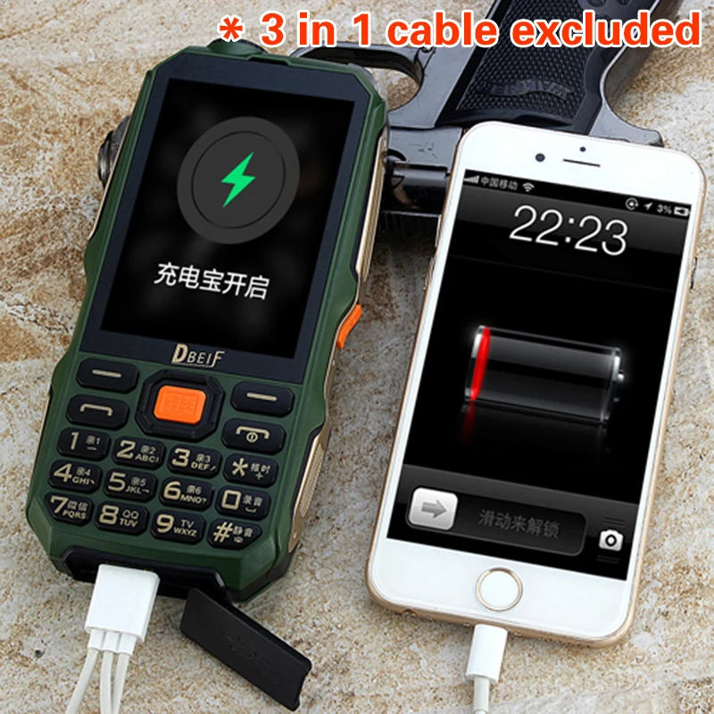 Super Standby Telephone Rugged Outdoor Analog TV Handwriting Touch Screen Torch Power Bank Dual Sim Big Sound Mobile D2018
Super Standby Telephone Rugged Outdoor Analog TV Handwriting Touch Screen Torch Power Bank Dual Sim Big Sound Mobile D2018