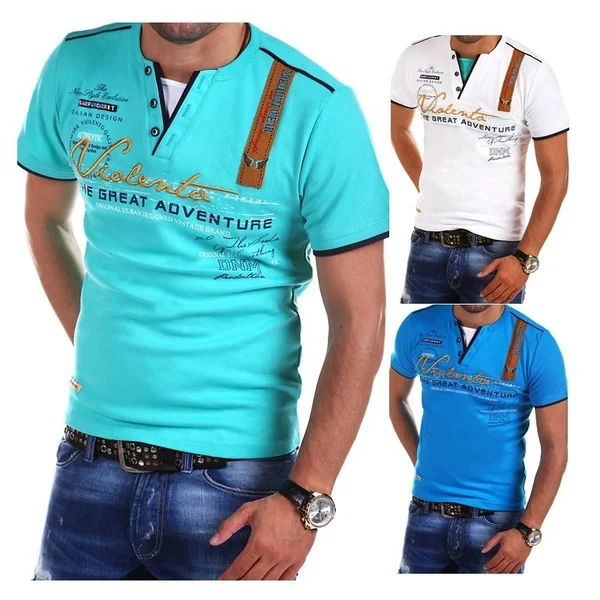 Zogaa 2019 New Men's Brand Summer Letter Print Shirt Cotton Casual Short Sleeve Fashion Shirt Size S- XXXL Hot Sale T shirt men
Zogaa 2019 New Men's Brand Summer Letter Print Shirt Cotton Casual Short Sleeve Fashion Shirt Size S- XXXL Hot Sale T shirt men