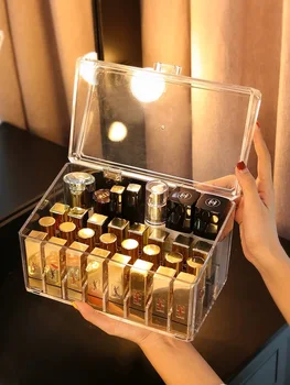 Clear Acrylic Cosmetic Storage Box Lipstick Holder Makeup Organizer Table Makeup Tools Organizer Case
Clear Acrylic Cosmetic Storage Box Lipstick Holder Makeup Organizer Table Makeup Tools Organizer Case