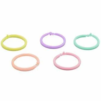 70pcs/box 29mm Card Ring Colorful Plastic Book Album Cards Circle Ring Opening Loose Leaf Binding Coil Scrapbooking DIY
70pcs/box 29mm Card Ring Colorful Plastic Book Album Cards Circle Ring Opening Loose Leaf Binding Coil Scrapbooking DIY