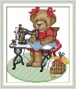 Joy sunday cartoon style The tailor bear cross stitch patterns online needlework shops christmas gift for kids
Joy sunday cartoon style The tailor bear cross stitch patterns online needlework shops christmas gift for kids