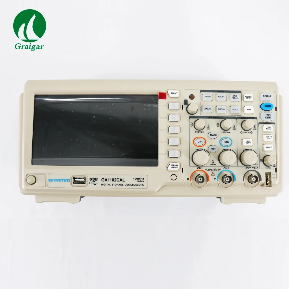New GA1102CAL Digital Oscilloscope 100MHz 2 Channel Trigger Oscilloscope 1G Digital Oscilloscope
New GA1102CAL Digital Oscilloscope 100MHz 2 Channel Trigger Oscilloscope 1G Digital Oscilloscope