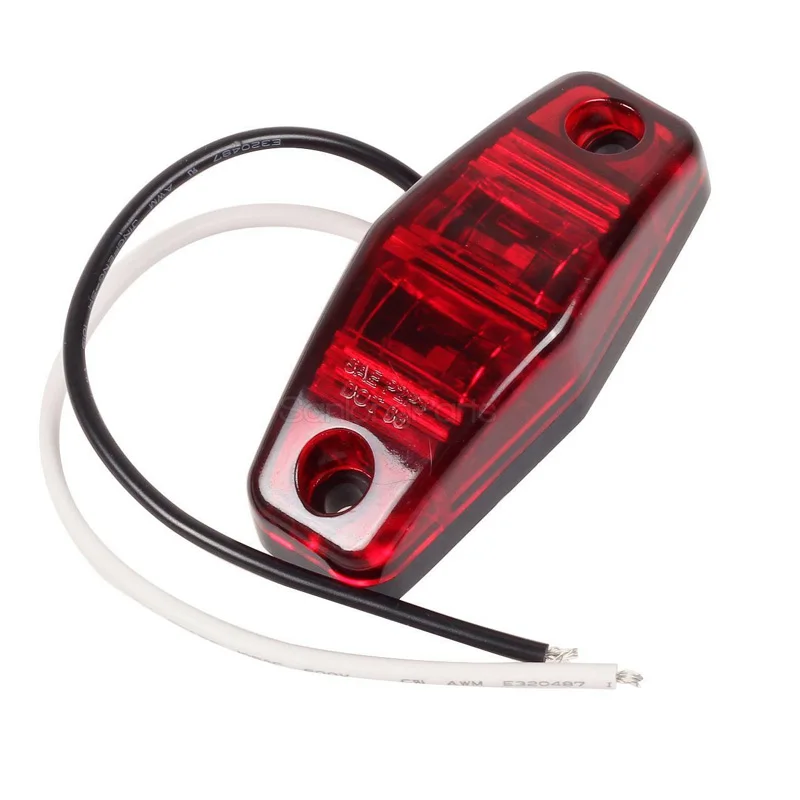 2.5" Truck Side Marker Clearance Light Bright Lamp 2 Diode for 12V 24V Universal Vechile Ford Jeep SUV Red/Amber/ White Color
2.5" Truck Side Marker Clearance Light Bright Lamp 2 Diode for 12V 24V Universal Vechile Ford Jeep SUV Red/Amber/ White Color