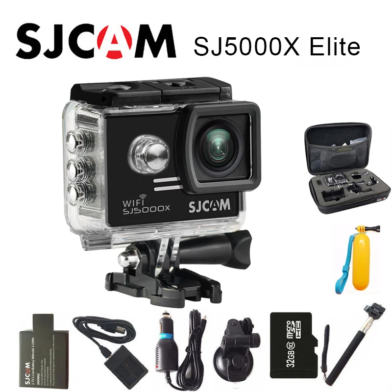 

Original SJCAM SJ5000X Elite Action Camera 4K Sports DV WiFi Gyro Diving 30M Waterproof SJ Cam Mini Camcorder 2" Screen NTK96660