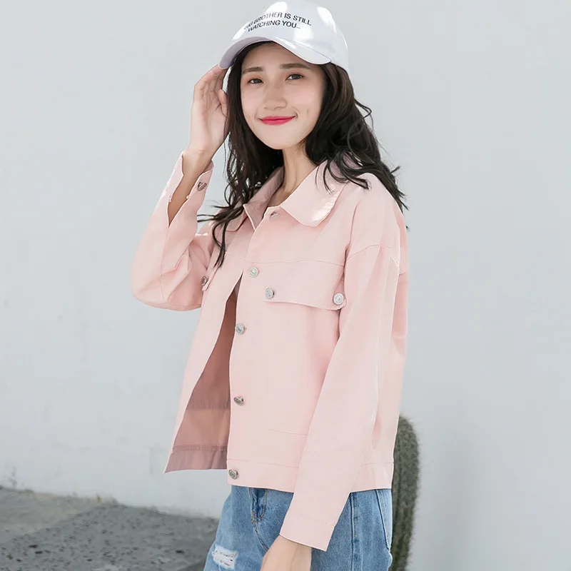 Loose Wash Denim Jacket For Women's Autumn Korean Short Paragraph Casual Fashion Solid Long-sleeved Double Pocket Button Jackets
Loose Wash Denim Jacket For Women's Autumn Korean Short Paragraph Casual Fashion Solid Long-sleeved Double Pocket Button Jackets