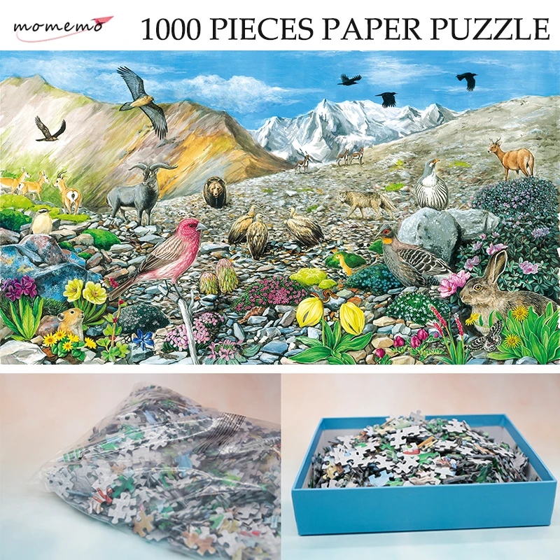 MOMEMO The Alpine Talus Zones Puzzle 1000 Pieces Paper Ecosystem Jigsaw Puzzle Original Exquisite Hand-painted Puzzles for Kids
MOMEMO The Alpine Talus Zones Puzzle 1000 Pieces Paper Ecosystem Jigsaw Puzzle Original Exquisite Hand-painted Puzzles for Kids