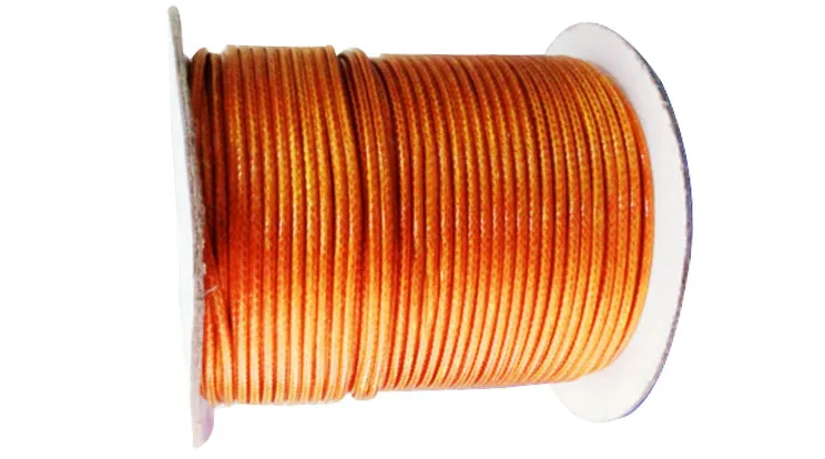 

Goldenrod Wax Cord+200yds/roll+0.5mm Korea Polyester Waxed Cord Thread+DIY Jewelry Bracelet Necklace Wire String Accessories