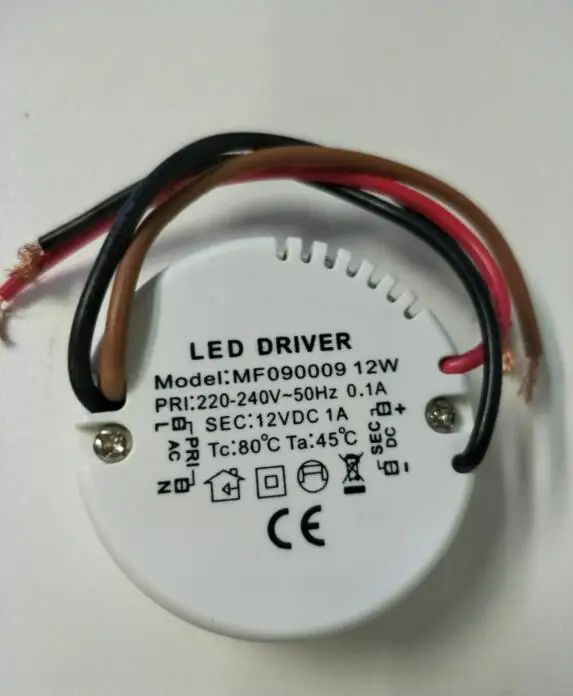 50 pieces Round 12V 1A Constant Voltage Switching Power Supply 12W LED Driver 110V 220V Adapter CE Lighting Transformers
50 pieces Round 12V 1A Constant Voltage Switching Power Supply 12W LED Driver 110V 220V Adapter CE Lighting Transformers