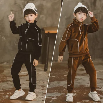 Boys 4-12 Years Autumn Casual Sports Active Hoodies 2 PCS Set (Hoodie+ Long Pant) Fashion RopesVelour Thicken Warm Hoodies Suits
Boys 4-12 Years Autumn Casual Sports Active Hoodies 2 PCS Set (Hoodie+ Long Pant) Fashion RopesVelour Thicken Warm Hoodies Suits