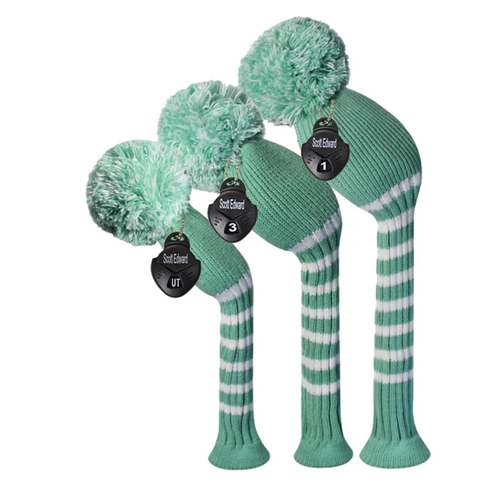 Light Blue Knit Golf Headcover set of 3 for Driver(460cc), Fairway, UT, Handmade Craftmanship, Golf Gift
Light Blue Knit Golf Headcover set of 3 for Driver(460cc), Fairway, UT, Handmade Craftmanship, Golf Gift