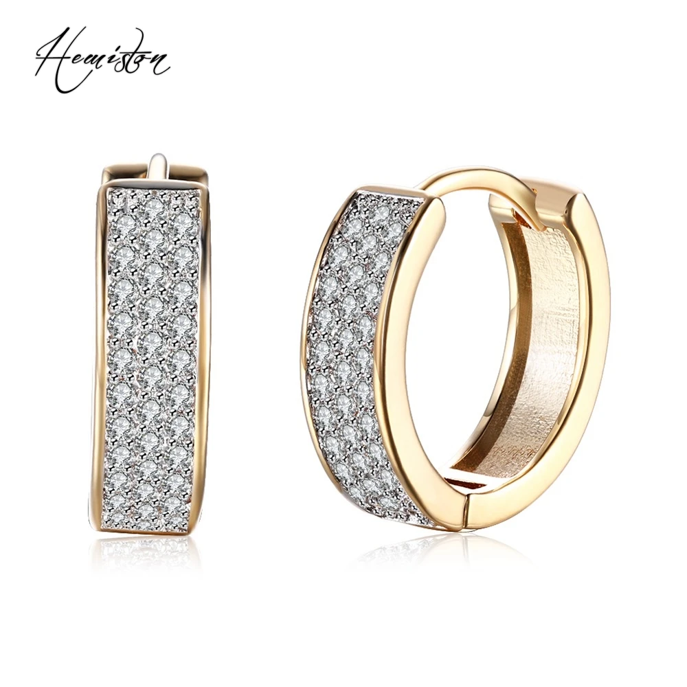 Brand Creative Full Paved Clear CZ Creole Earring, Yellow Gold Color European Romantic Jewelry Gift For Women TF 135E
Brand Creative Full Paved Clear CZ Creole Earring, Yellow Gold Color European Romantic Jewelry Gift For Women TF 135E