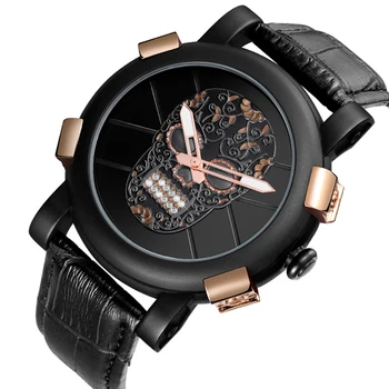 SKONE 3D Skull Watches Men Luxury Brand Genuine Leather Quartz Male Clock Cool Design Sports Watch Man Relogio Masculino
SKONE 3D Skull Watches Men Luxury Brand Genuine Leather Quartz Male Clock Cool Design Sports Watch Man Relogio Masculino