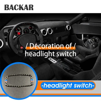 BACKAR Car Styling Carbon Fiber Stickers For BMW 5Series E60 2004-2009 2010 Headlight All Lamps Switch Frames Covers Accessories
BACKAR Car Styling Carbon Fiber Stickers For BMW 5Series E60 2004-2009 2010 Headlight All Lamps Switch Frames Covers Accessories