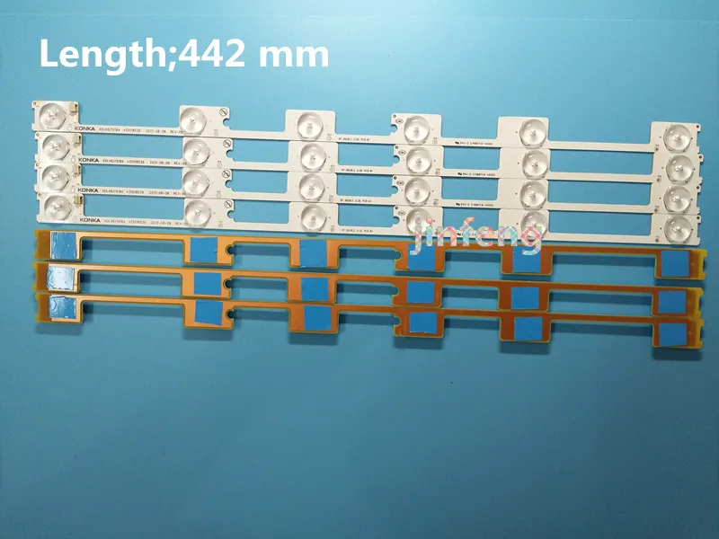 20pcs x 6v LED Bar TV Backlight Strips for Konka KDL48JT618A 258YTK Panel 35018539 6-LEDs 442mm 48'' TV Backlit
20pcs x 6v LED Bar TV Backlight Strips for Konka KDL48JT618A 258YTK Panel 35018539 6-LEDs 442mm 48'' TV Backlit