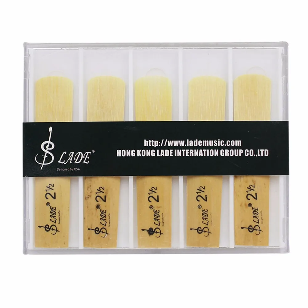 5Packs Lade Soprano Saxophone bB Strength 2.5 Reeds Bamboo 2-1/2 Sax Parts Instrument Parts & Accessories
5Packs Lade Soprano Saxophone bB Strength 2.5 Reeds Bamboo 2-1/2 Sax Parts Instrument Parts & Accessories