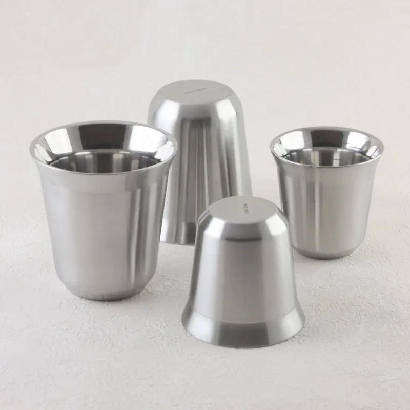 Nespresso cups Pixie Espresso Stainless Steel Dolce gusto Double Wall Thermo capsule coffee cup 1pcs 80ml 150ml
Nespresso cups Pixie Espresso Stainless Steel Dolce gusto Double Wall Thermo capsule coffee cup 1pcs 80ml 150ml