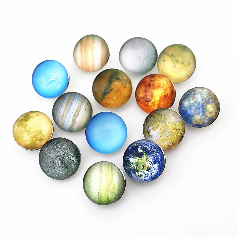 New Style Mix Glass BB & Planetary System Snap Button Jewelry 18MM Ginger Snap Buttons Fit 18mm Snap Necklaces/Bracelets
New Style Mix Glass BB & Planetary System Snap Button Jewelry 18MM Ginger Snap Buttons Fit 18mm Snap Necklaces/Bracelets