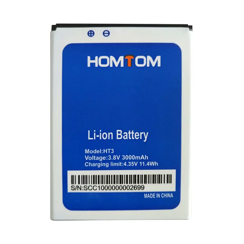 1pcs 100% New Backup HT3 Phone Battery for Homtom HT3 HT 3 Pro battery Smart Mobile Phone + Tracking Number
1pcs 100% New Backup HT3 Phone Battery for Homtom HT3 HT 3 Pro battery Smart Mobile Phone + Tracking Number