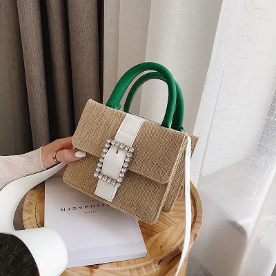 Brand Top Handle Straw Bag Casual Shoulder Messenger Bag Crossbody Bags for Women Handbags Summer Beach Straw Bag Ladies HandBag
Brand Top Handle Straw Bag Casual Shoulder Messenger Bag Crossbody Bags for Women Handbags Summer Beach Straw Bag Ladies HandBag