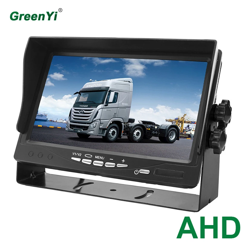 GreenYi 2019 new high-definition AHD 800 * 480p 7-inch IPS screen car monitor display with 2-channel video inputs
GreenYi 2019 new high-definition AHD 800 * 480p 7-inch IPS screen car monitor display with 2-channel video inputs