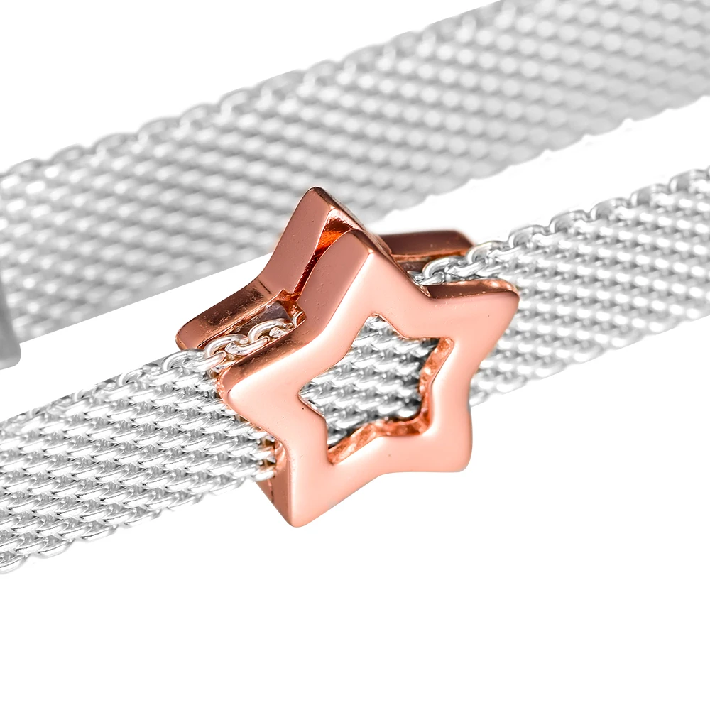 DIY Fits for Europe Charms Bracelets Sleek Star Clip Rose Beads 100% 925 Sterling-Silver-Jewelry Free Shipping
DIY Fits for Europe Charms Bracelets Sleek Star Clip Rose Beads 100% 925 Sterling-Silver-Jewelry Free Shipping