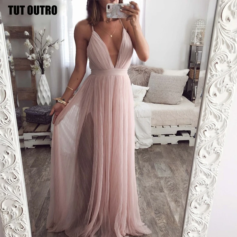 Summer Pink Maxi Dress Women Elegant Split Evening Mesh Dress Sexy Deep v Neck Backless Holiday long party dress ladies T504
Summer Pink Maxi Dress Women Elegant Split Evening Mesh Dress Sexy Deep v Neck Backless Holiday long party dress ladies T504
