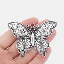 2pcs Bronze/Silver Color Big Butterfly Pendant Insect Animal Charm Pendant For DIY Necklace Jewelry Making
2pcs Bronze/Silver Color Big Butterfly Pendant Insect Animal Charm Pendant For DIY Necklace Jewelry Making