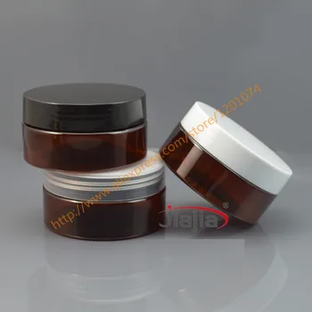 80ml brown PET jar with clear/black/white plastic lid,Empty Container for Styling Gel Hair Wax 80g Cream Jar PET Packaging
80ml brown PET jar with clear/black/white plastic lid,Empty Container for Styling Gel Hair Wax 80g Cream Jar PET Packaging