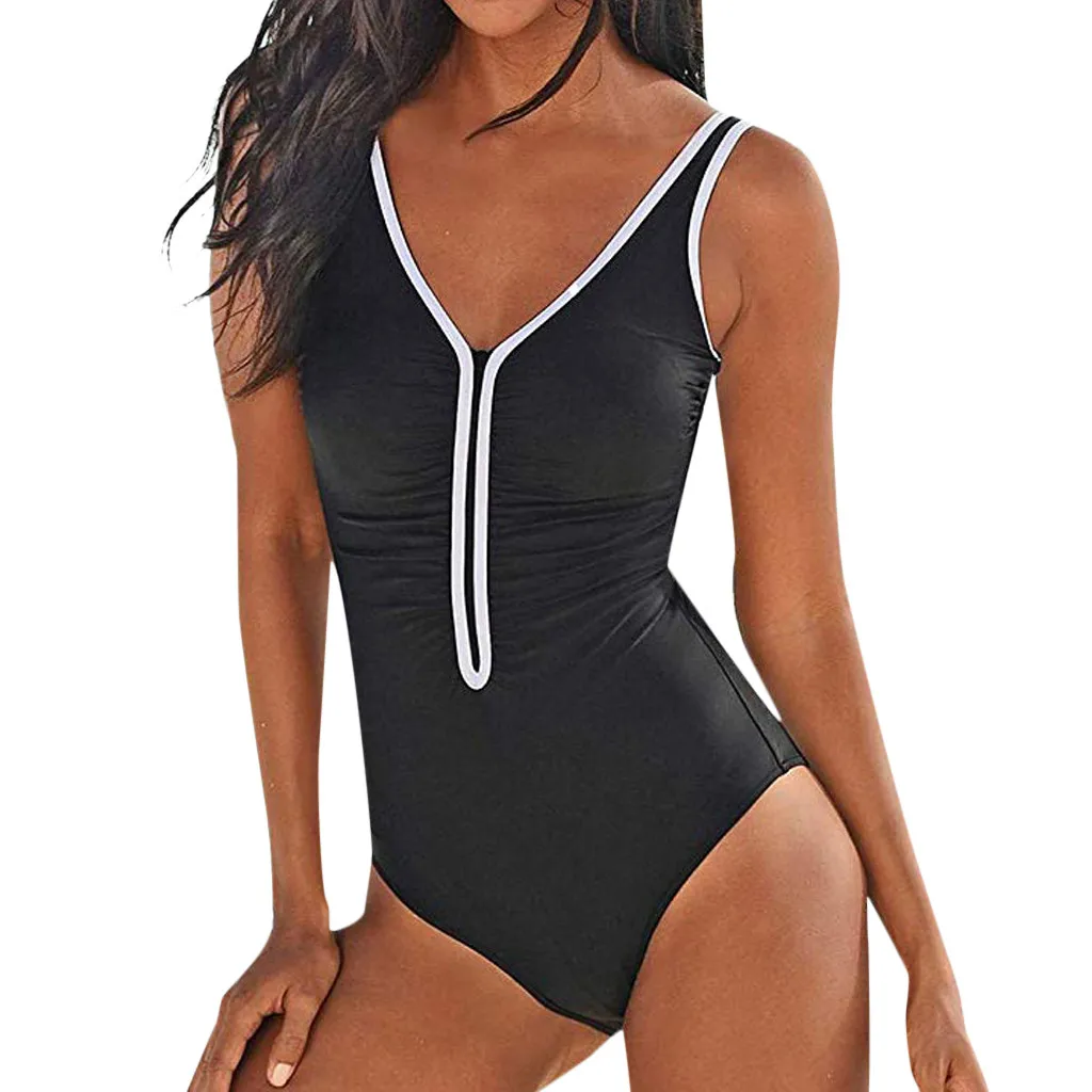 Swimwear Women Black One Piece Swimsuit Women 2019 Solid Swimming Suit For Womens Deep V-Neck Sexy Swim Suit Womens Swimwear
Swimwear Women Black One Piece Swimsuit Women 2019 Solid Swimming Suit For Womens Deep V-Neck Sexy Swim Suit Womens Swimwear