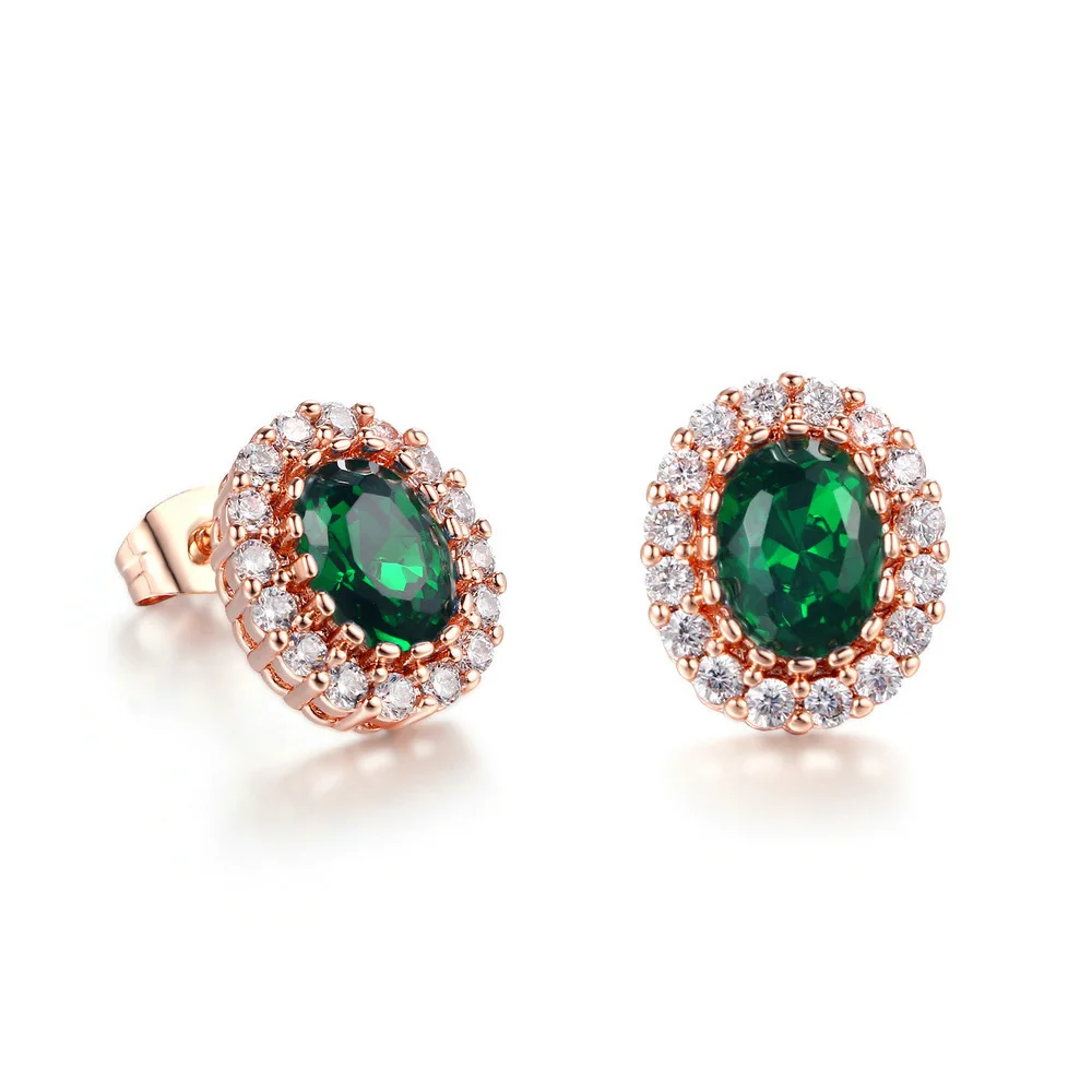 Tiny Trendy Cubic Ziriconia Crystal Gold Oval Stud Earrings Luxury Design Green CZ Stone Earings For Women Girl Fashion Jewelry
Tiny Trendy Cubic Ziriconia Crystal Gold Oval Stud Earrings Luxury Design Green CZ Stone Earings For Women Girl Fashion Jewelry