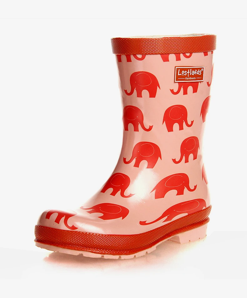 women's rain boots with elephants