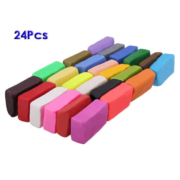 SDFC Mixed Colour 24 Soft Sculpey Oven Bake Polymer Clay Modelling Moulding Block UK
SDFC Mixed Colour 24 Soft Sculpey Oven Bake Polymer Clay Modelling Moulding Block UK