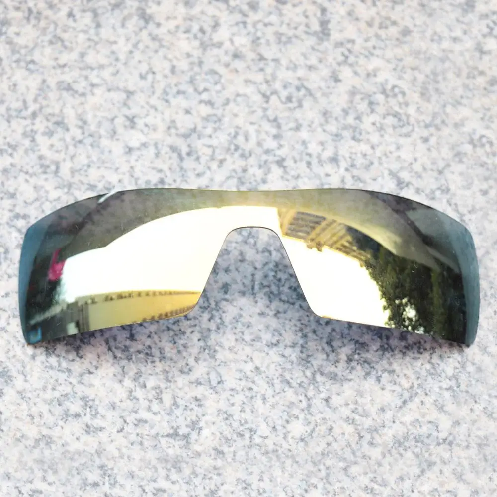 

E.O.S Polarized Enhanced Replacement Lenses for Oakley Oil Rig Sunglasses - 24K Gold Polarized Mirror